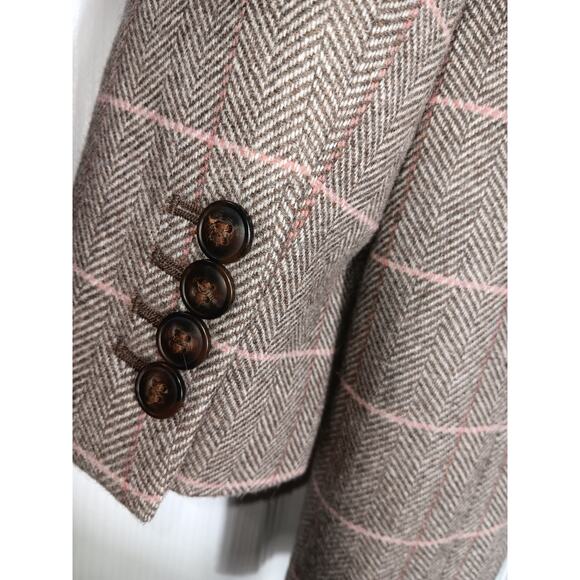 MADEWELL Larsen Blazer in Plaid size M Brown Plaid - Picture 8 of 8